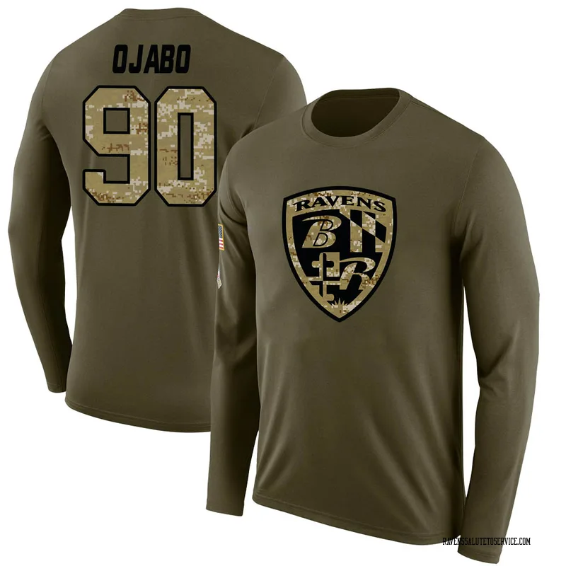 David Ojabo 2020 Salute To Service Performance T-Shirt - Black - Tshirtsedge