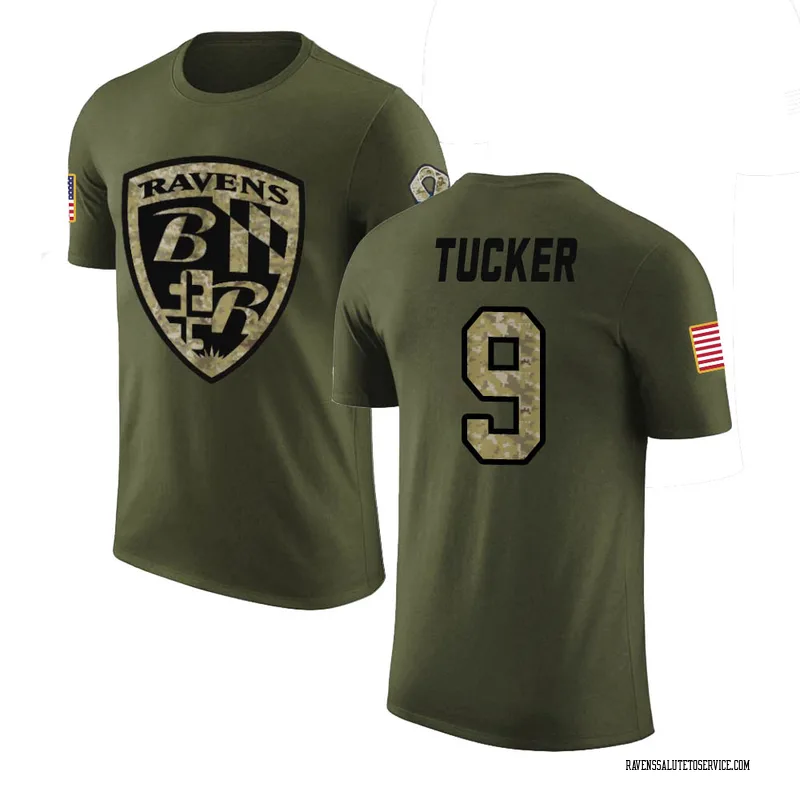 Baltimore Ravens Justin Tucker 2019 Salute To Service Nfl 100 Mens Jersey  Metallic - Dingeas